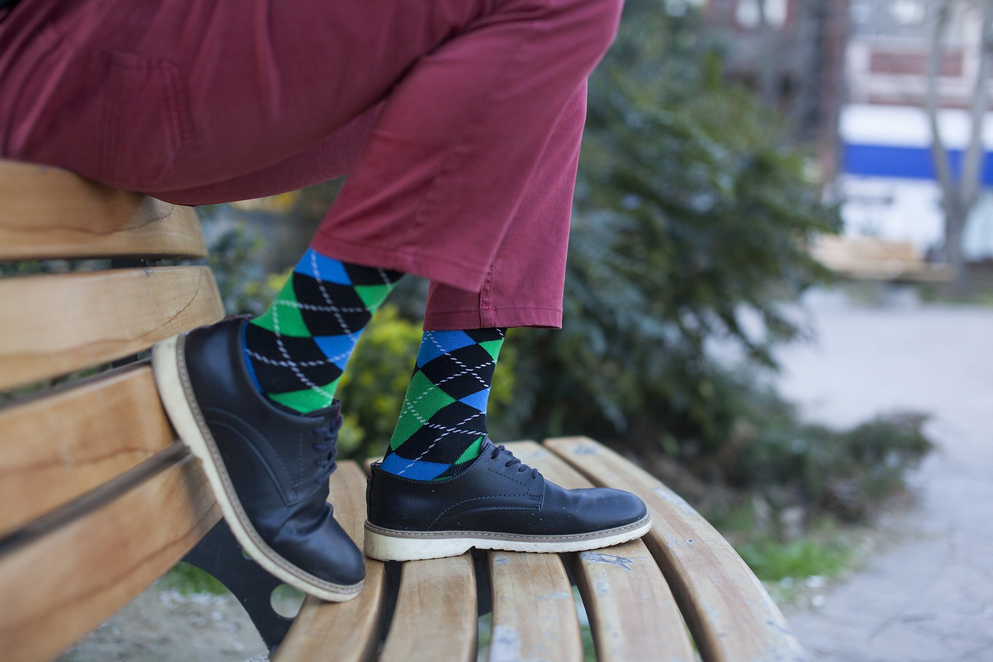 Men's Lime Mix Set Socks featuring vibrant colors and trendy patterns, perfect for adding style to any outfit.