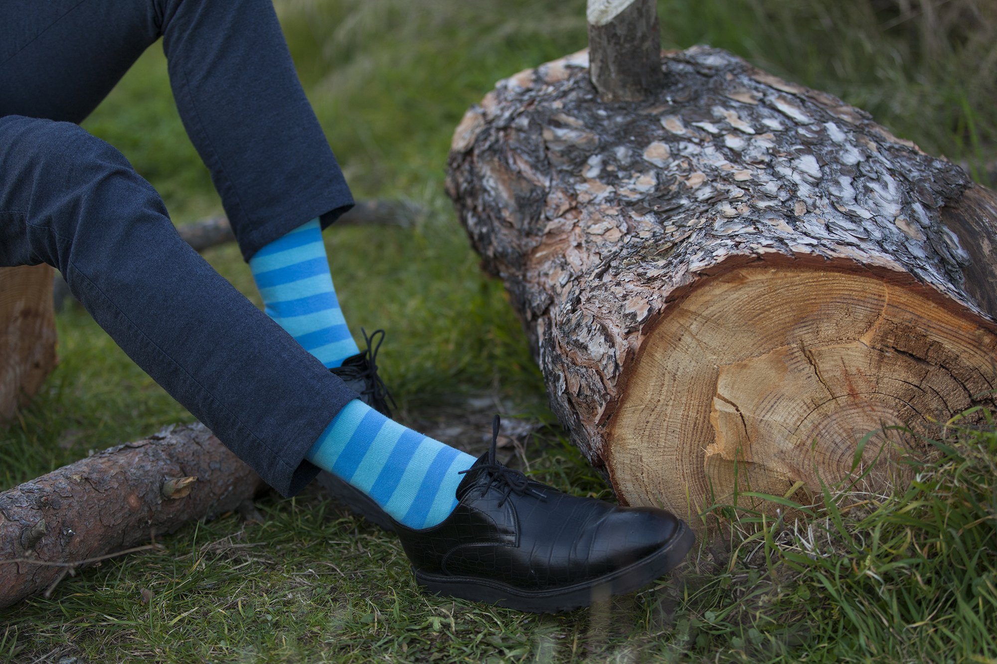 Men's Natural Mix Set Socks featuring colorful designs and premium Turkish cotton for comfort.