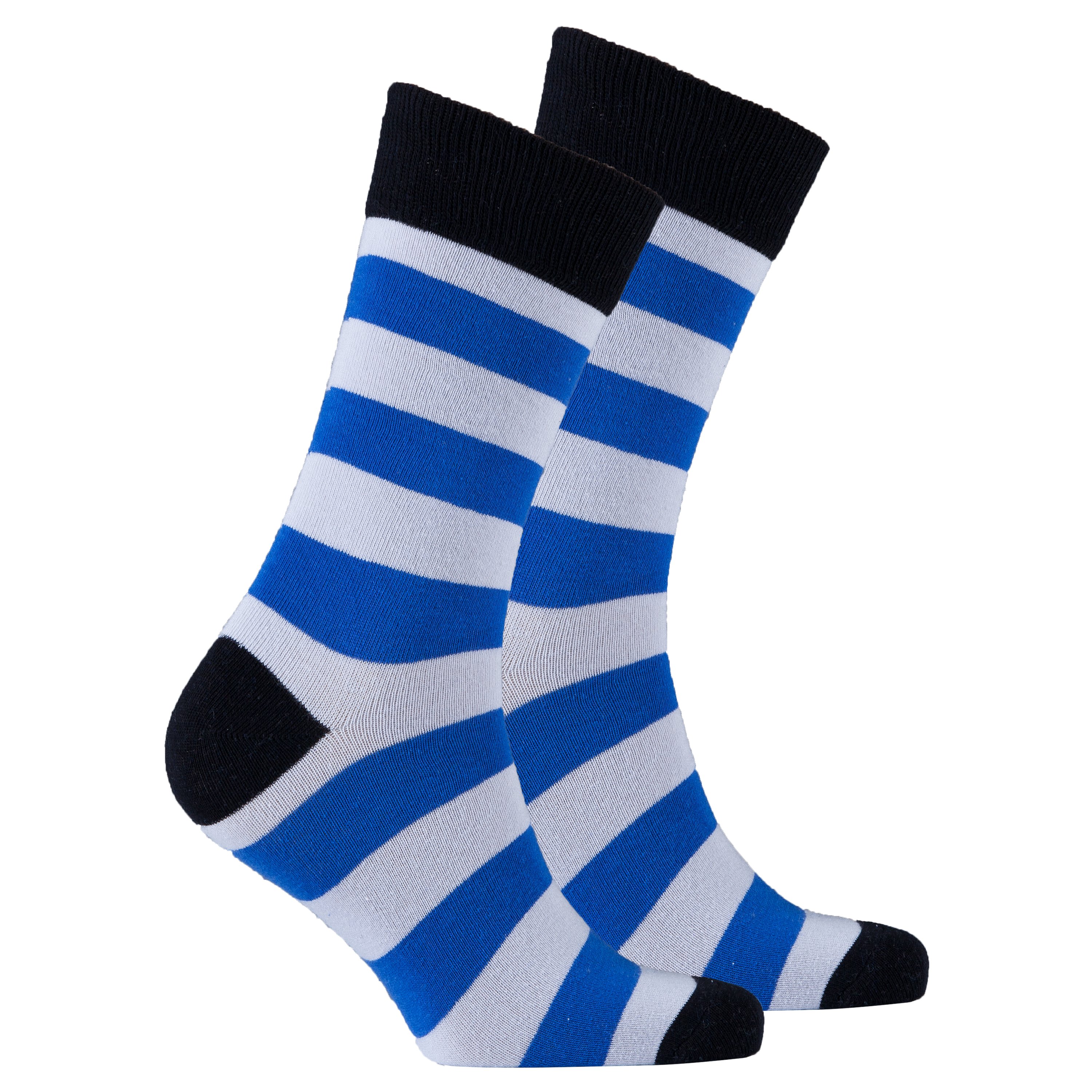 Men's Navy Ash Stripe Socks featuring a stylish design made from soft Turkish cotton.