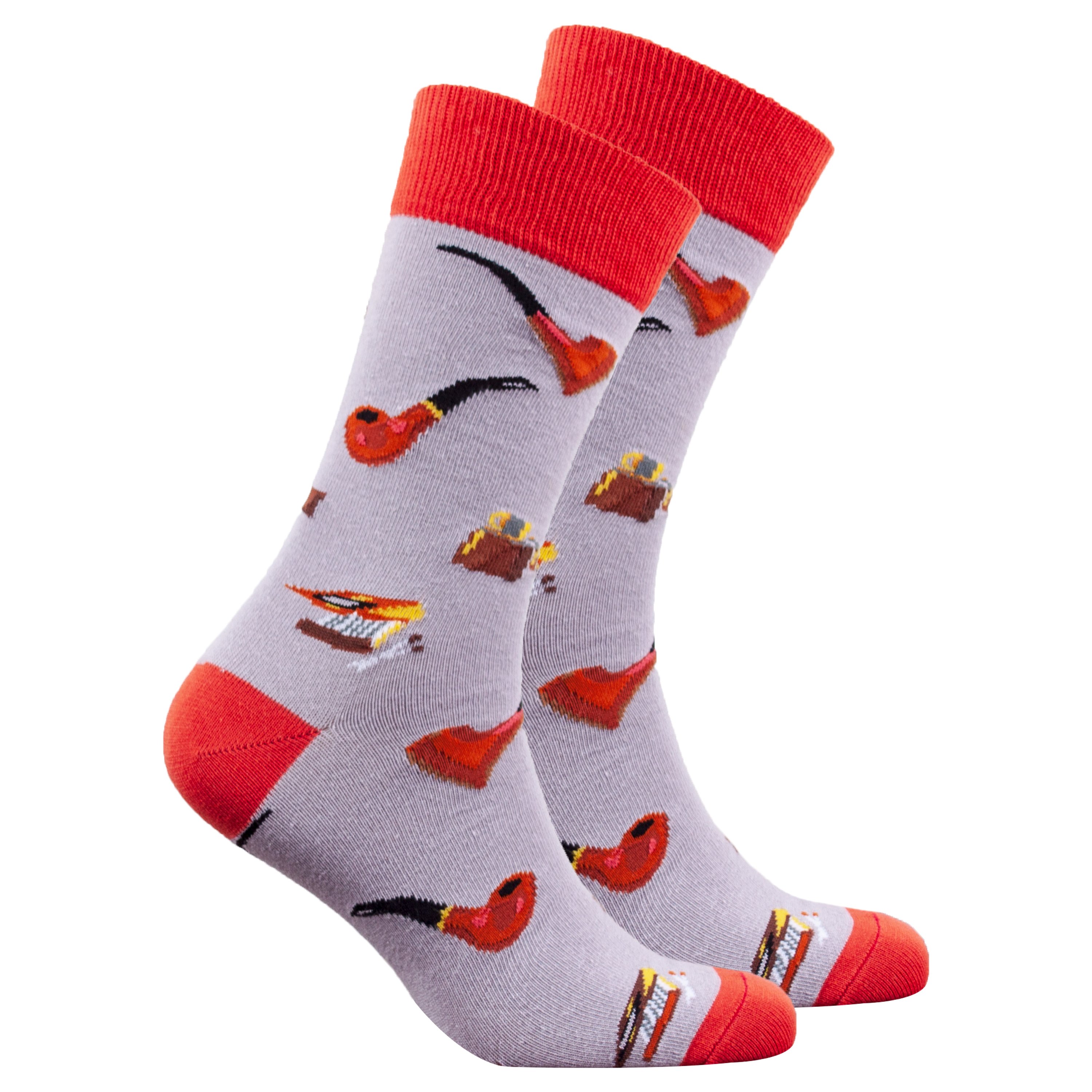 Men's Pipe Socks featuring colorful designs and premium Turkish cotton for comfort and style.