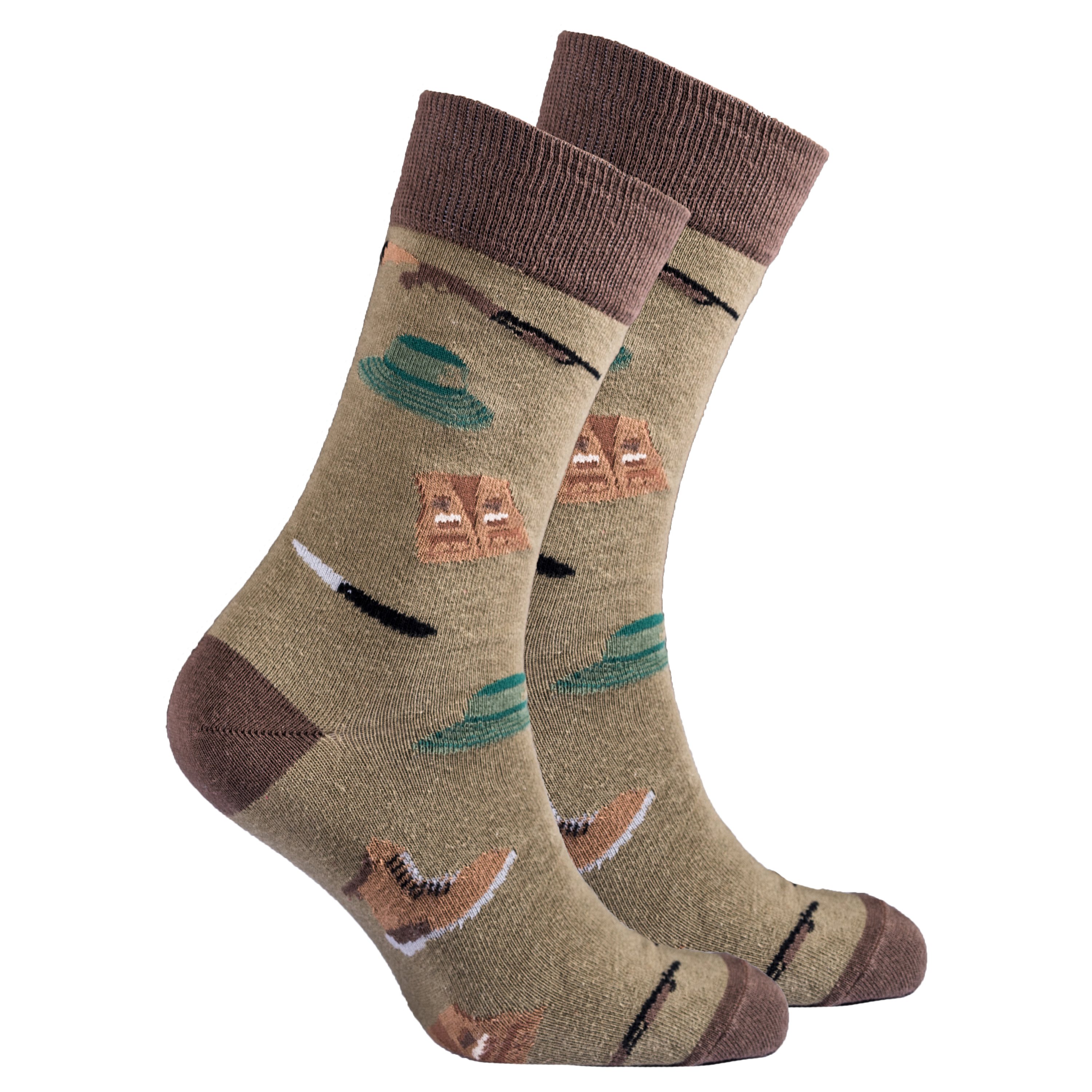 Men's Rifle Socks featuring colorful designs and premium Turkish cotton for comfort.