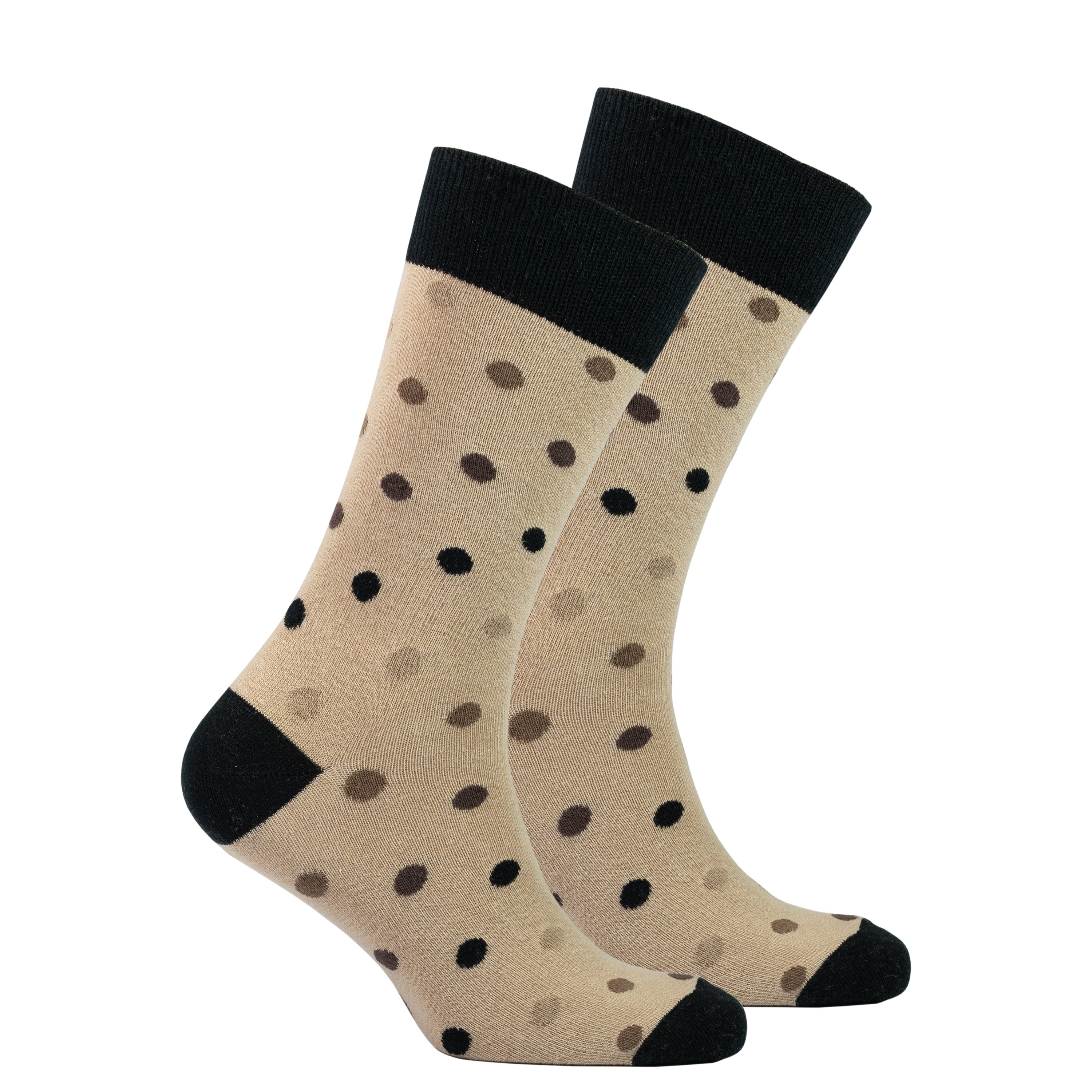 Men's Sand Dot Socks featuring colorful designs and premium cotton material for comfort and style.