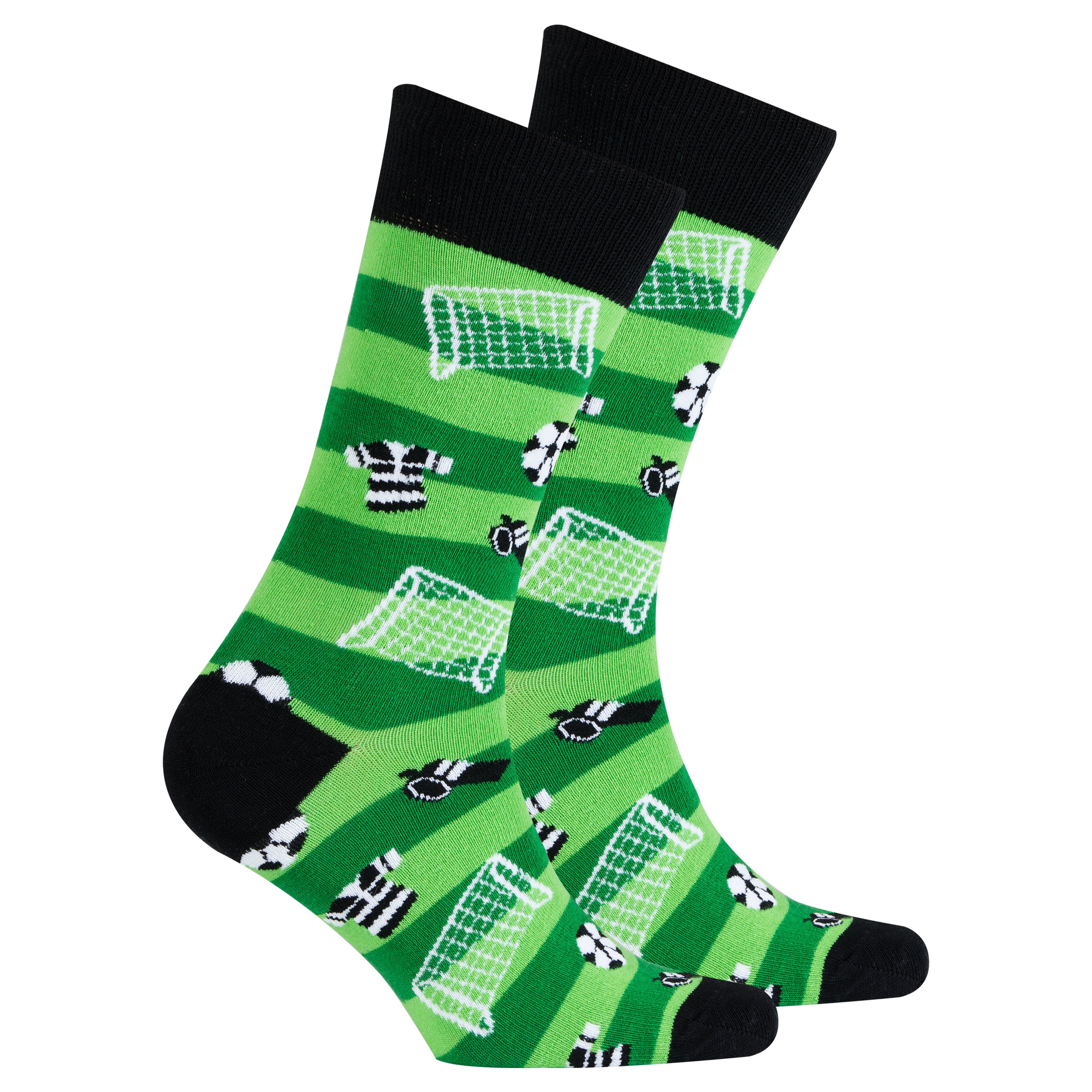 Colorful and trendy Men's Soccer Socks made from soft Turkish cotton, featuring a unique design for style and comfort.