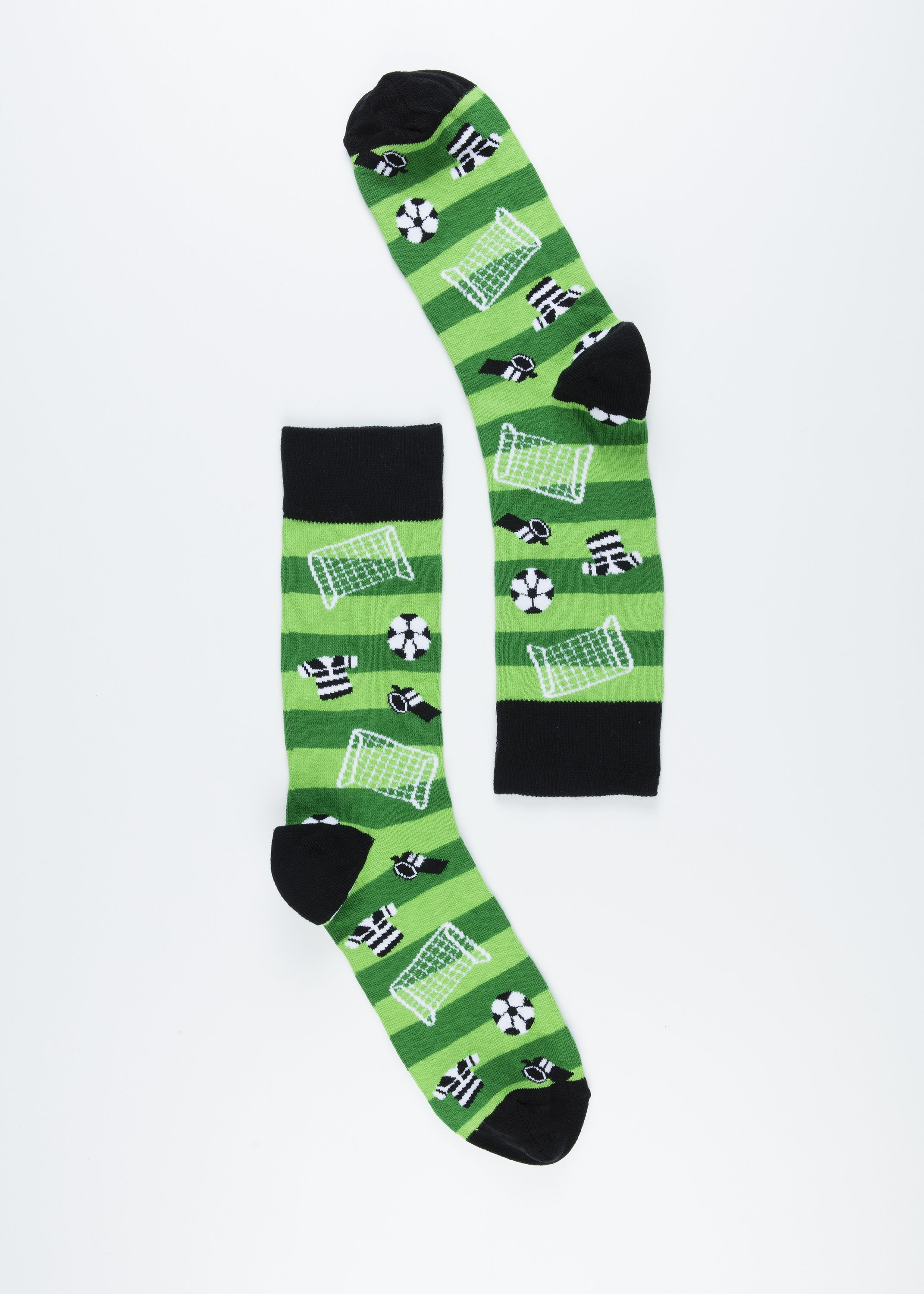 Colorful and trendy Men's Soccer Socks made from soft Turkish cotton, featuring a unique design for style and comfort.