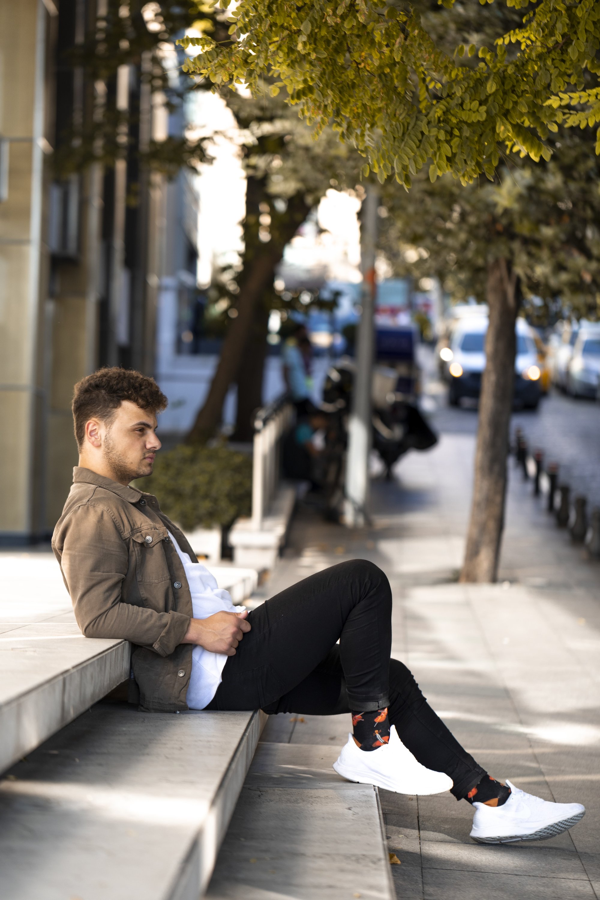 Men's Violin Socks featuring colorful designs and premium cotton material, perfect for stylish comfort.