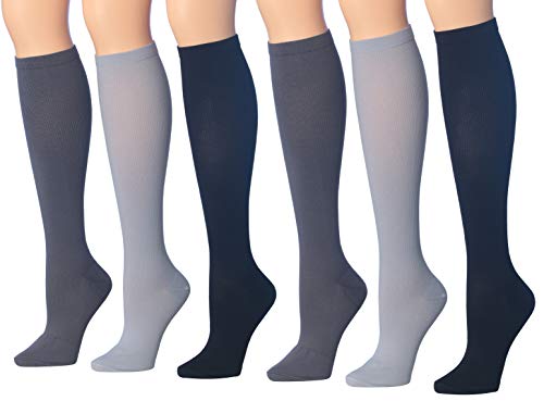 Ronnox Compression Socks featuring colorful patterns, knee-high design for men and women, ideal for comfort and support.