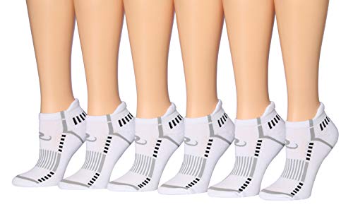 Ronnox Women's 6-Pairs Low Cut Running Socks in various colors, showcasing their low cut design and athletic performance features.