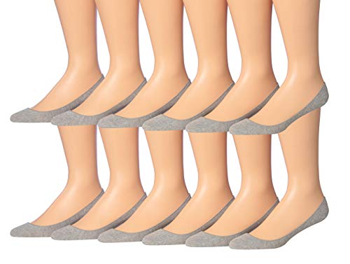 Tipi Toe Women's 12-Pairs Ultra Low Cut No Show Flats & Heels Shoe Foot Liner Socks displayed in various colors and styles, showcasing their ultra-low cut design.