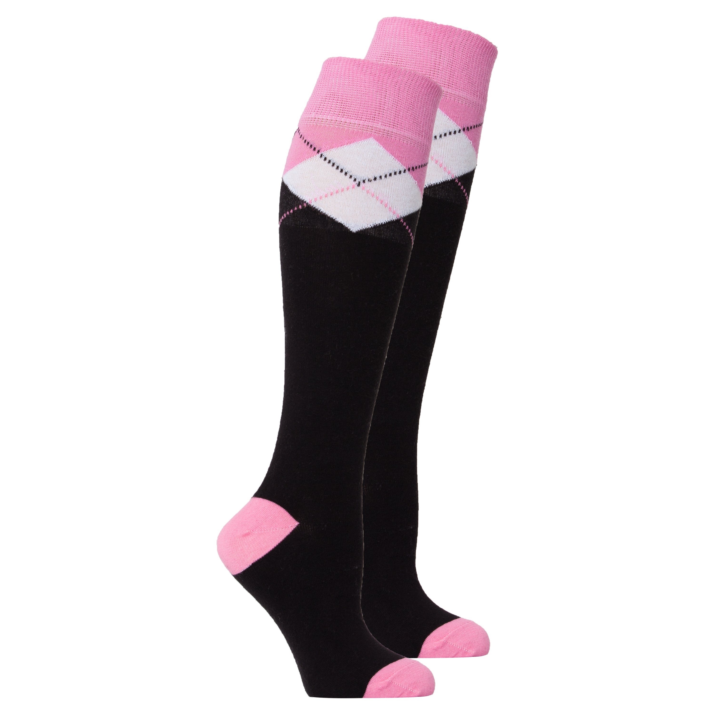 A pair of stylish Women's Black Candy Knee High Socks featuring colorful patterns and a comfortable fit, perfect for any outfit.