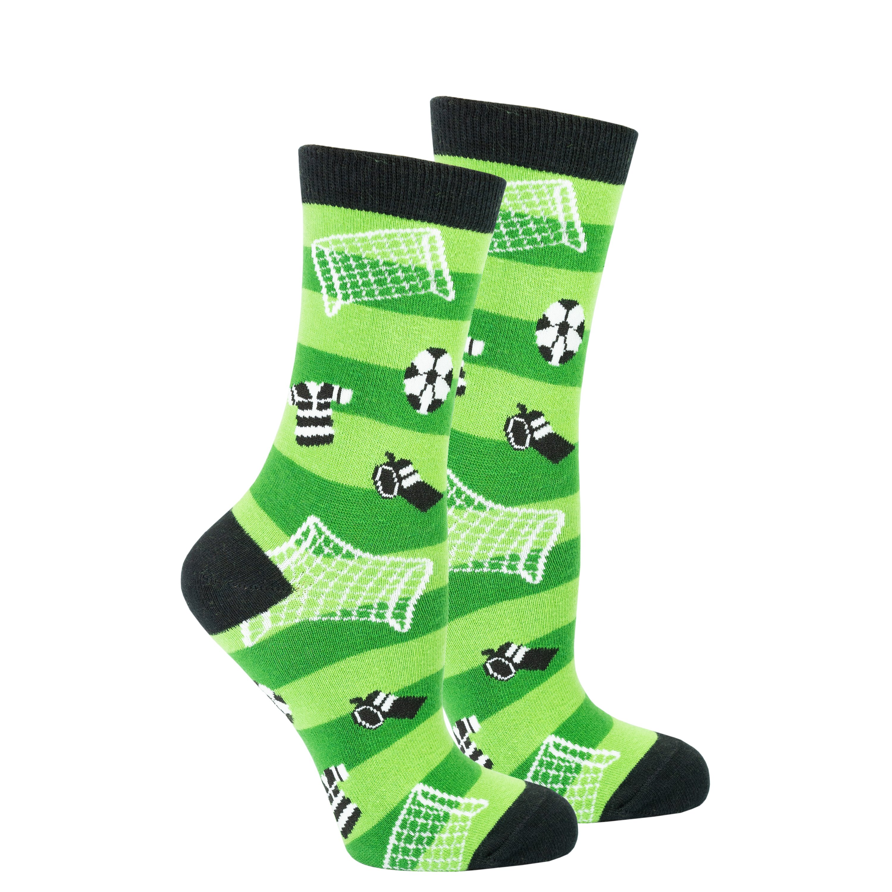 Colorful Women's Soccer Socks made from soft Turkish cotton, featuring trendy patterns and designs for a stylish look.