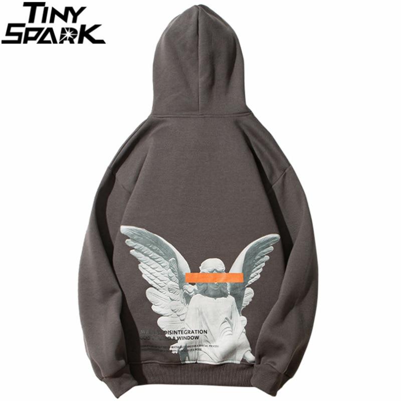 Angel God Printed Hoodie featuring a unique design, made from soft cotton and polyester blend, suitable for casual wear in spring and summer.