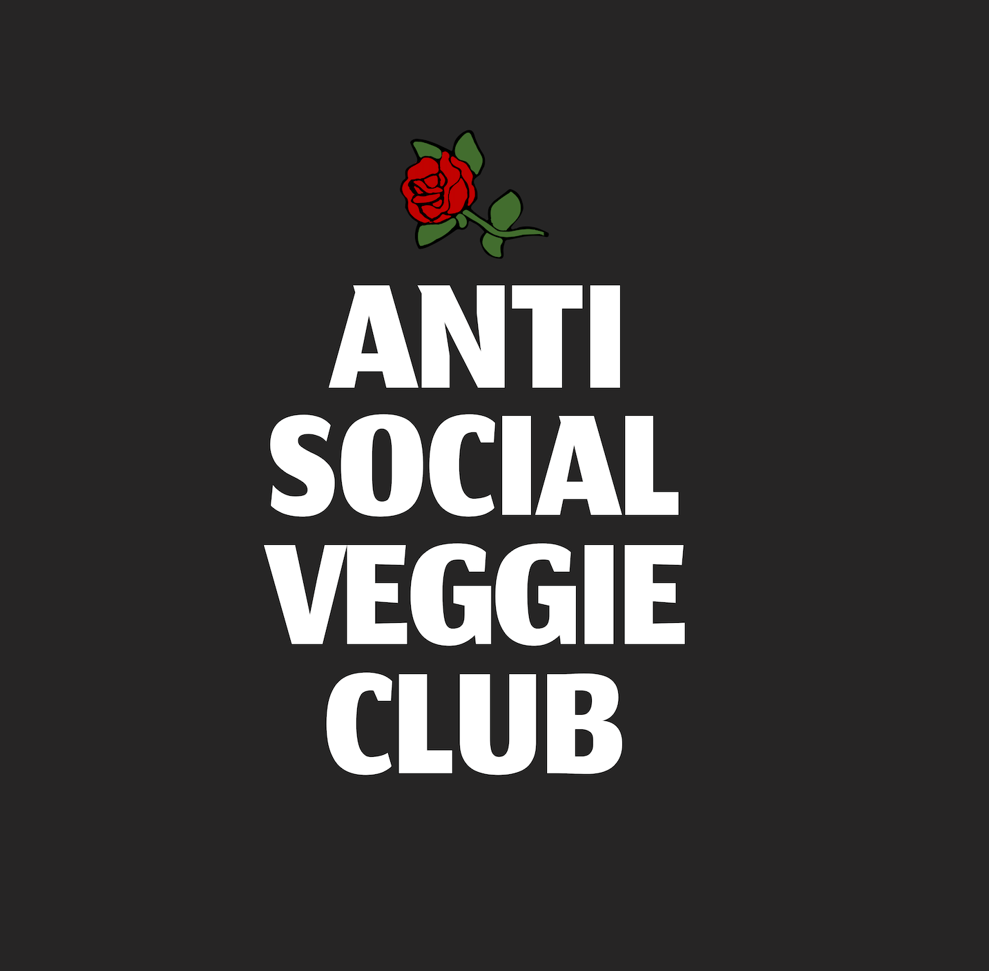 Main Anti Social Veggie Club - 5 Units Sticker image