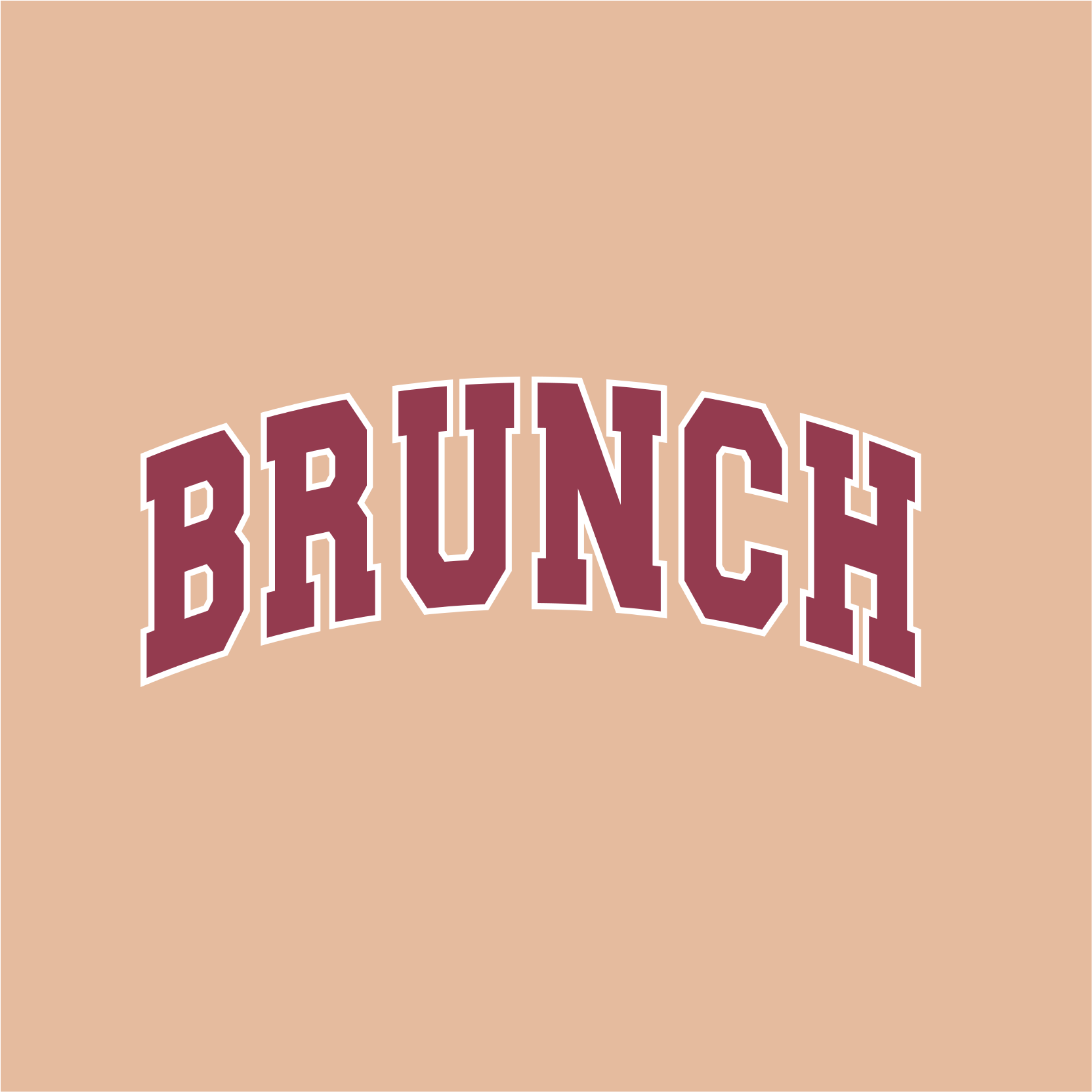 Brunch Organic Cotton Hoodie in a stylish unisex design, made from 85% organic cotton and 15% recycled polyester, featuring eco-friendly printing.