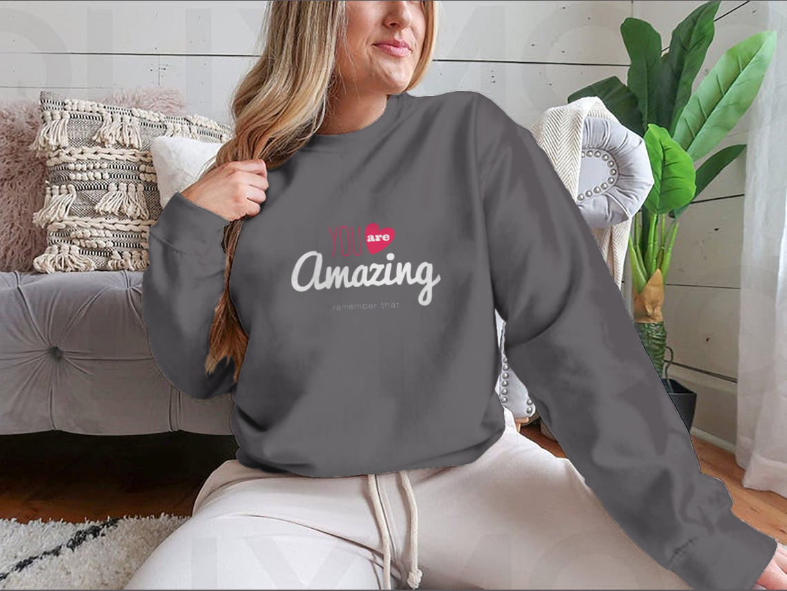 A stylish typographic design featuring unusual inspirational quotes on a comfortable cotton/polyester blend fabric.