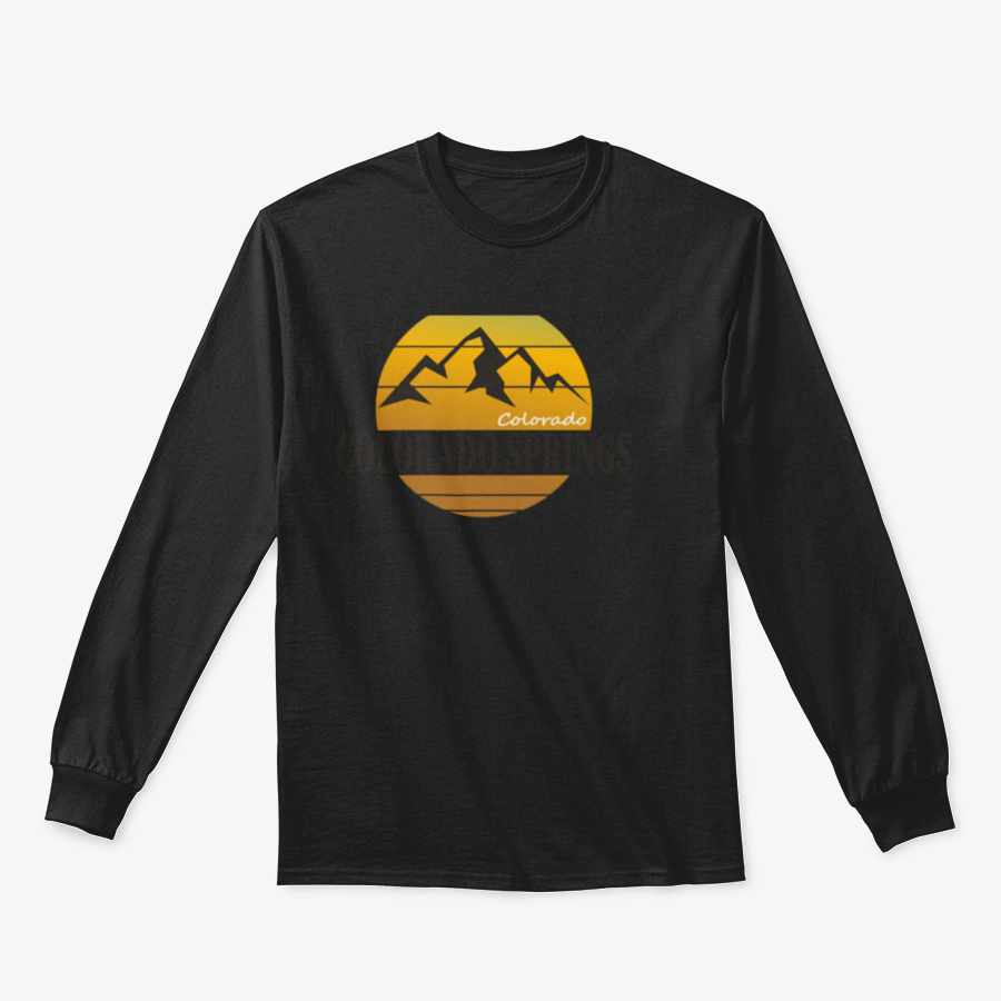 A cozy Colorado Springs Colorado Tourism sweatshirt in various colors, showcasing its classic fit and soft fabric.