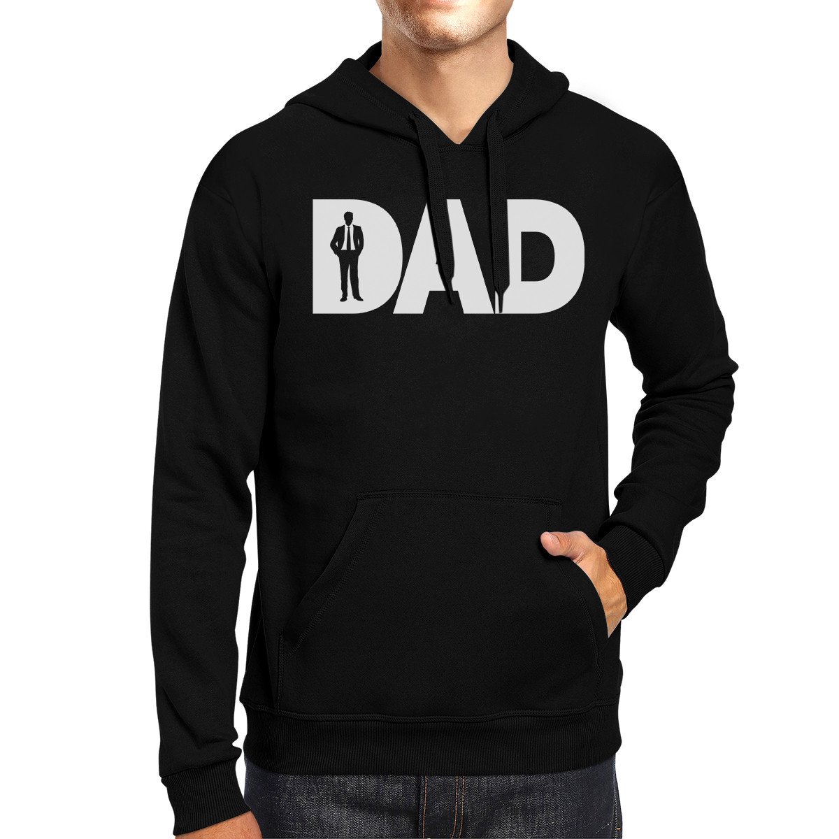 Main Dad Business Black Unisex Hoodie Pullover Fleece image