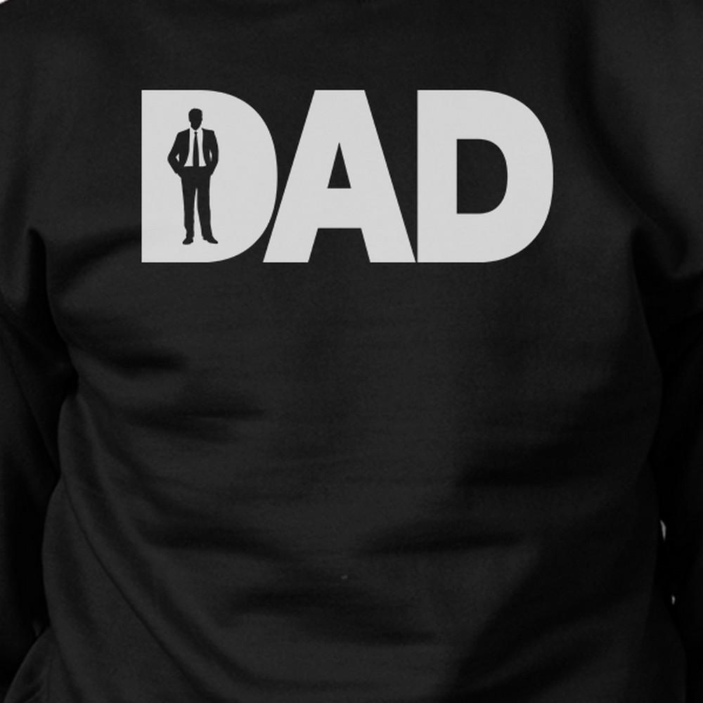 Dad Business Working Dad Graphic Sweatshirt featuring unique design, made of cotton and polyester blend, perfect for Father's Day gifts.