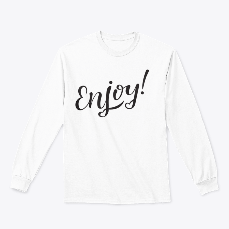 A cozy sweatshirt featuring hand-drawn lettering with motivational designs, showcasing a classic fit and soft fabric blend.