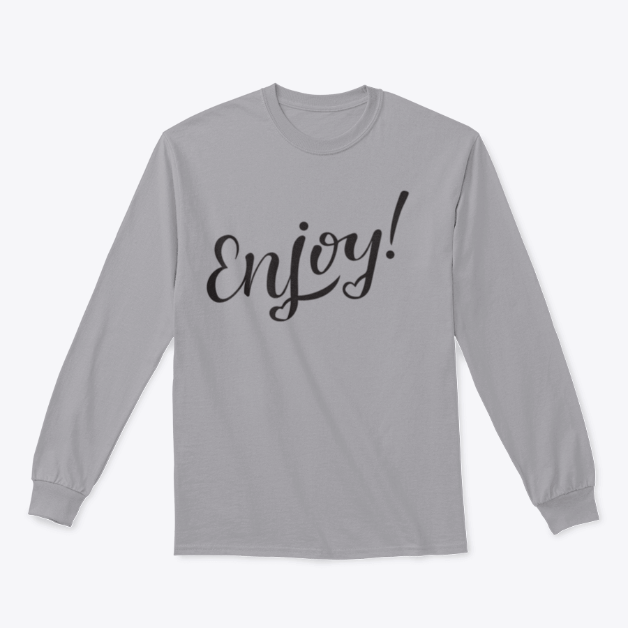 A cozy sweatshirt featuring hand-drawn lettering with motivational designs, showcasing a classic fit and soft fabric blend.