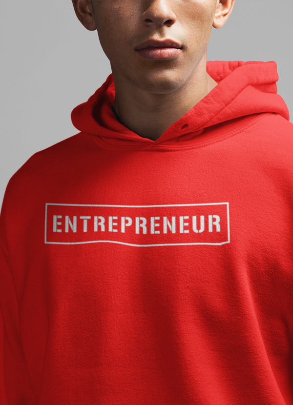 A stylish Entrepreneur Hoodie featuring a cozy fleece lining, adjustable hood, and unique designs by top artists, perfect for casual wear.