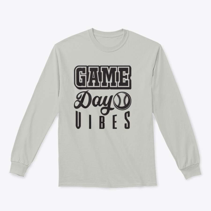 A stylish Game Day Vibes Softball Logo design featuring inspirational quotes, perfect for game day or casual wear.