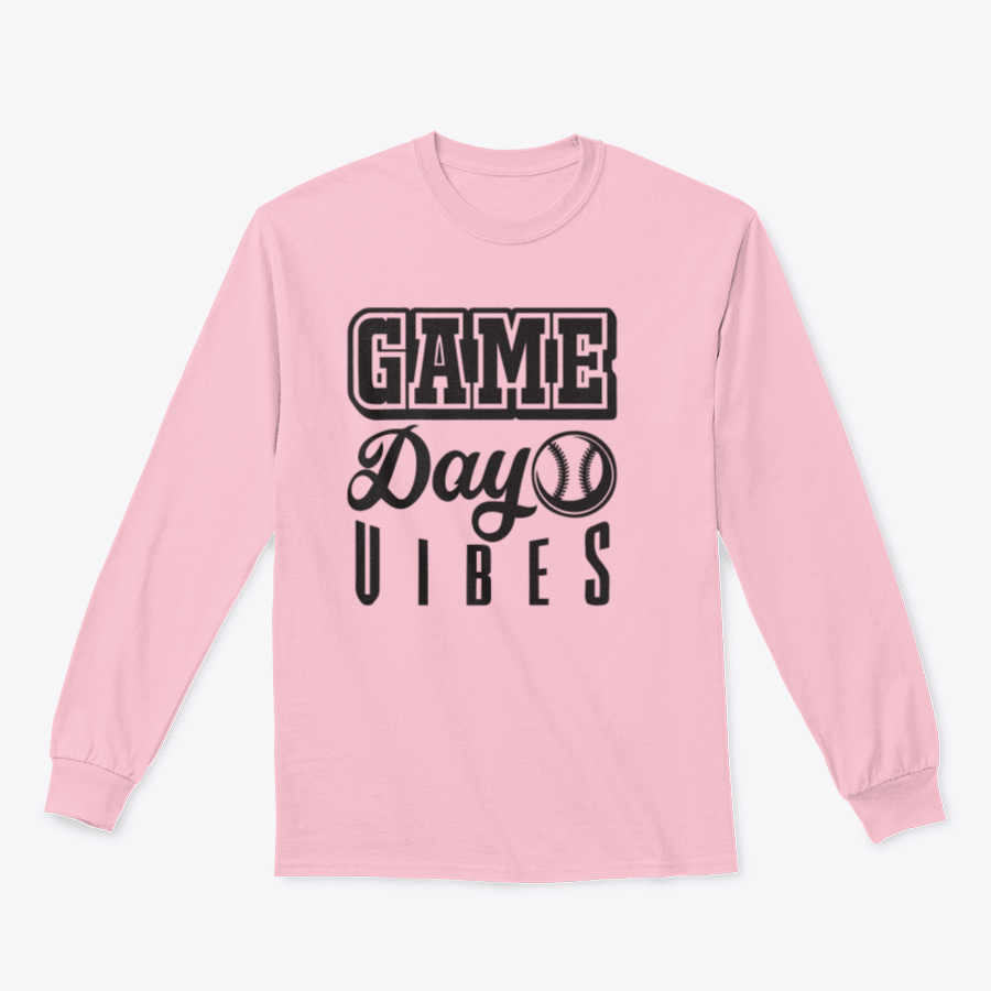 A stylish Game Day Vibes Softball Logo design featuring inspirational quotes, perfect for game day or casual wear.