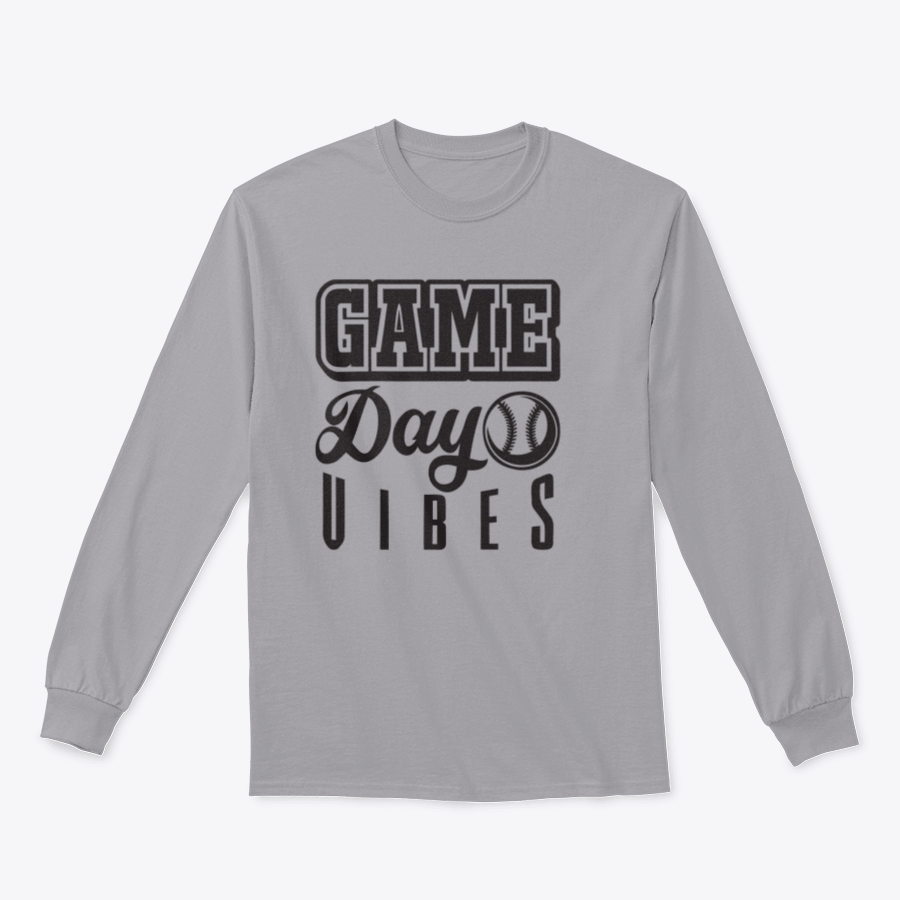 A stylish Game Day Vibes Softball Logo design featuring inspirational quotes, perfect for game day or casual wear.