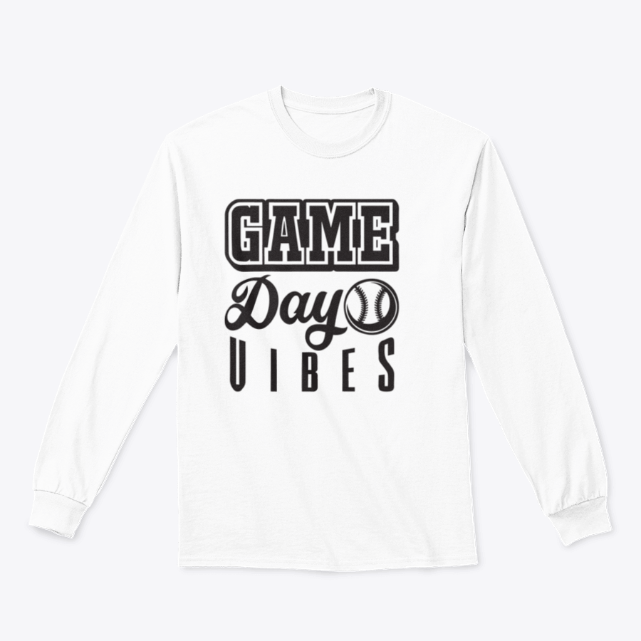 A stylish Game Day Vibes Softball Logo design featuring inspirational quotes, perfect for game day or casual wear.