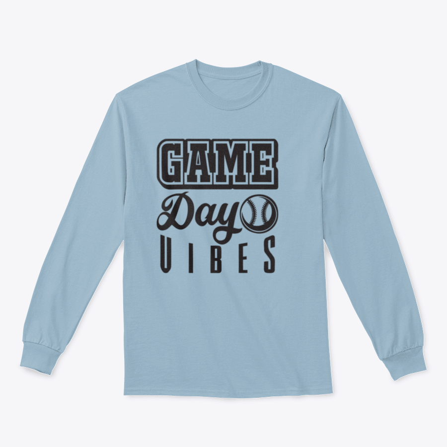 A stylish Game Day Vibes Softball Logo design featuring inspirational quotes, perfect for game day or casual wear.