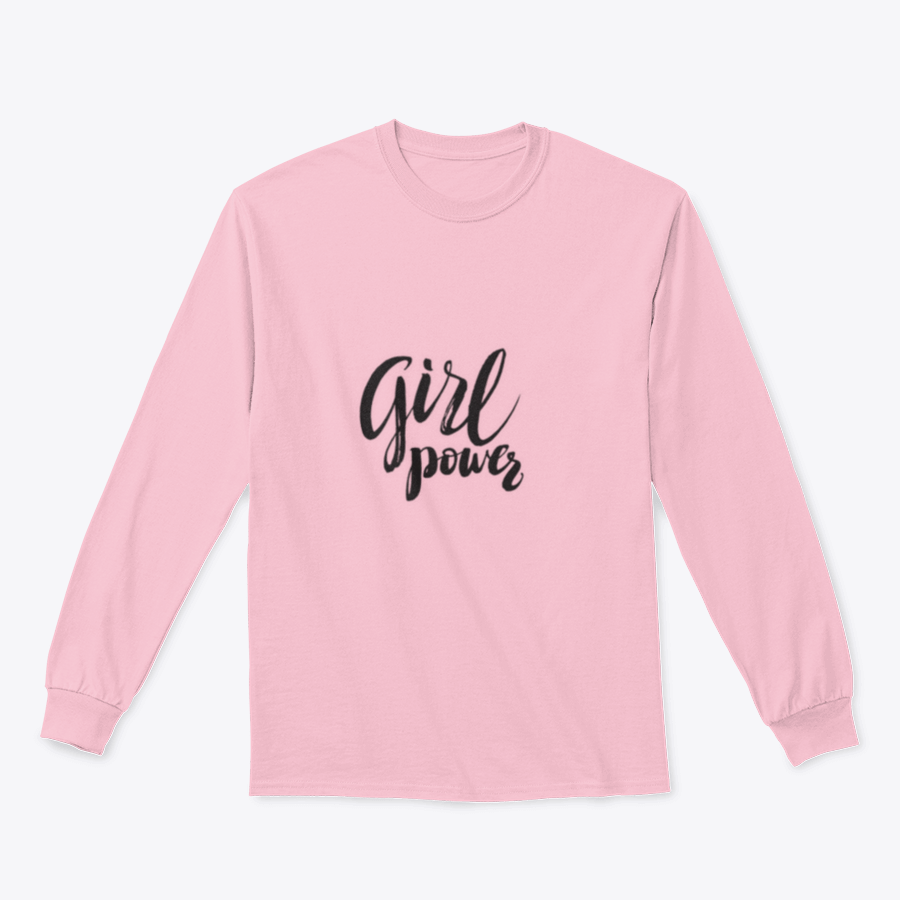 A stylish Girl Power Design T-Shirt featuring a vibrant graphic, made from a soft cotton-polyester blend, perfect for casual wear.