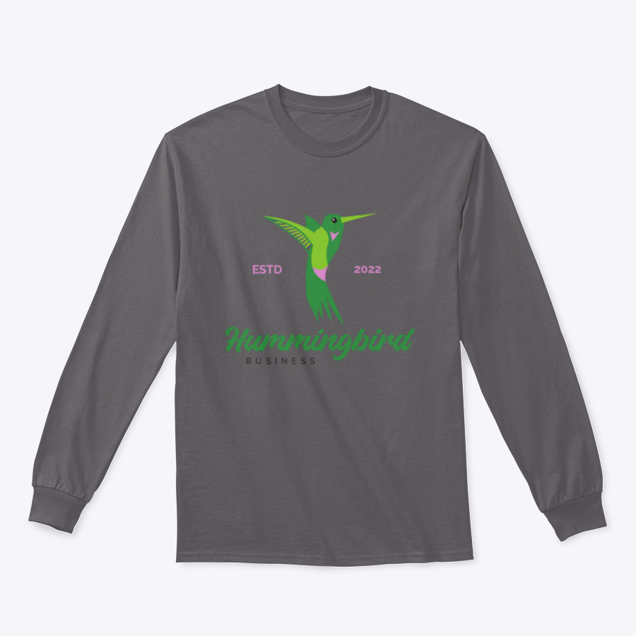 Hummingbird Business Logo Design sweatshirt displayed on a mannequin, showcasing its classic fit and quality fabric.