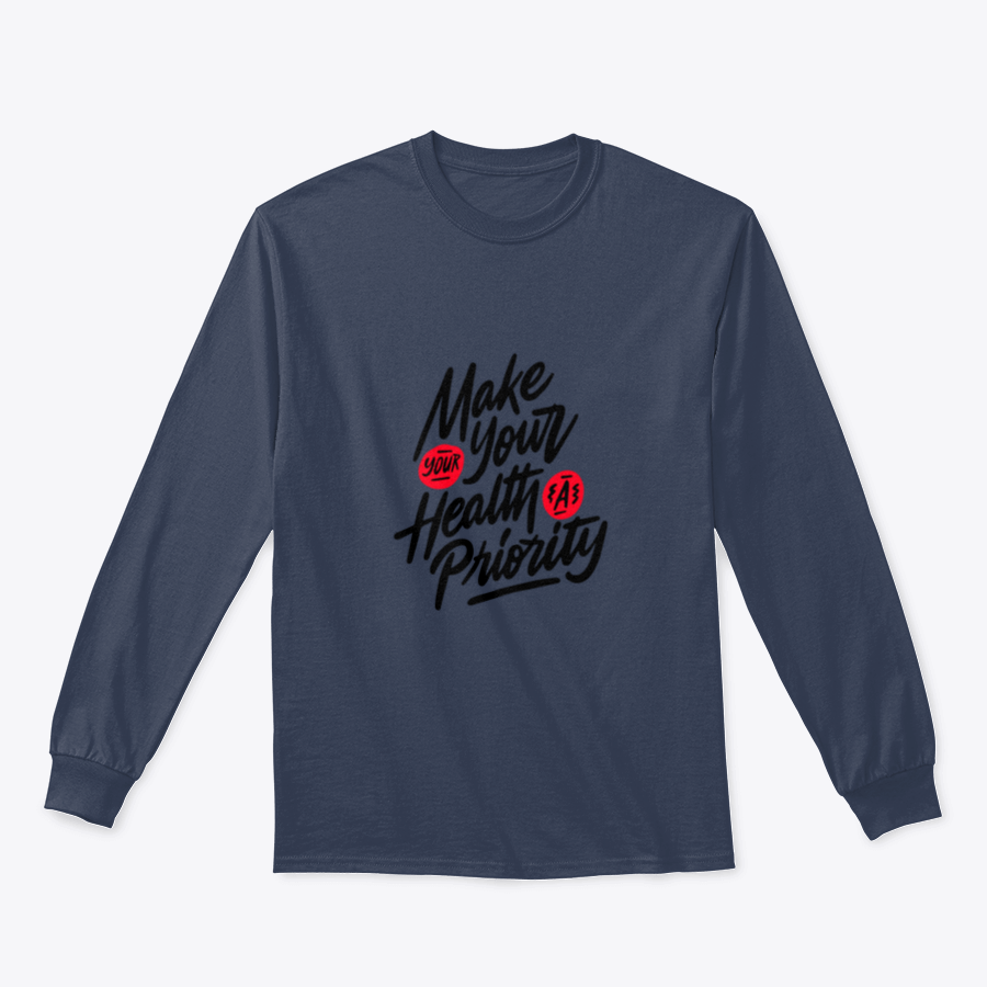 A stylish t-shirt featuring a unique vector hand-drawn design promoting mental health awareness, made from a comfortable cotton/polyester blend.