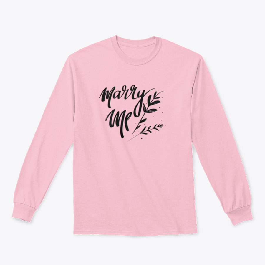 A stylish cotton t-shirt featuring romantic typography quotes, perfect for expressing love.