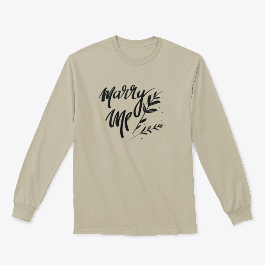 A stylish cotton t-shirt featuring romantic typography quotes, perfect for expressing love.