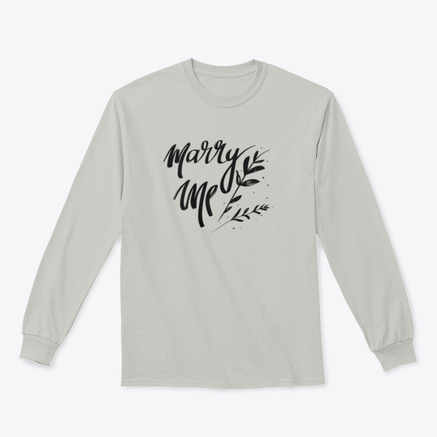 A stylish cotton t-shirt featuring romantic typography quotes, perfect for expressing love.