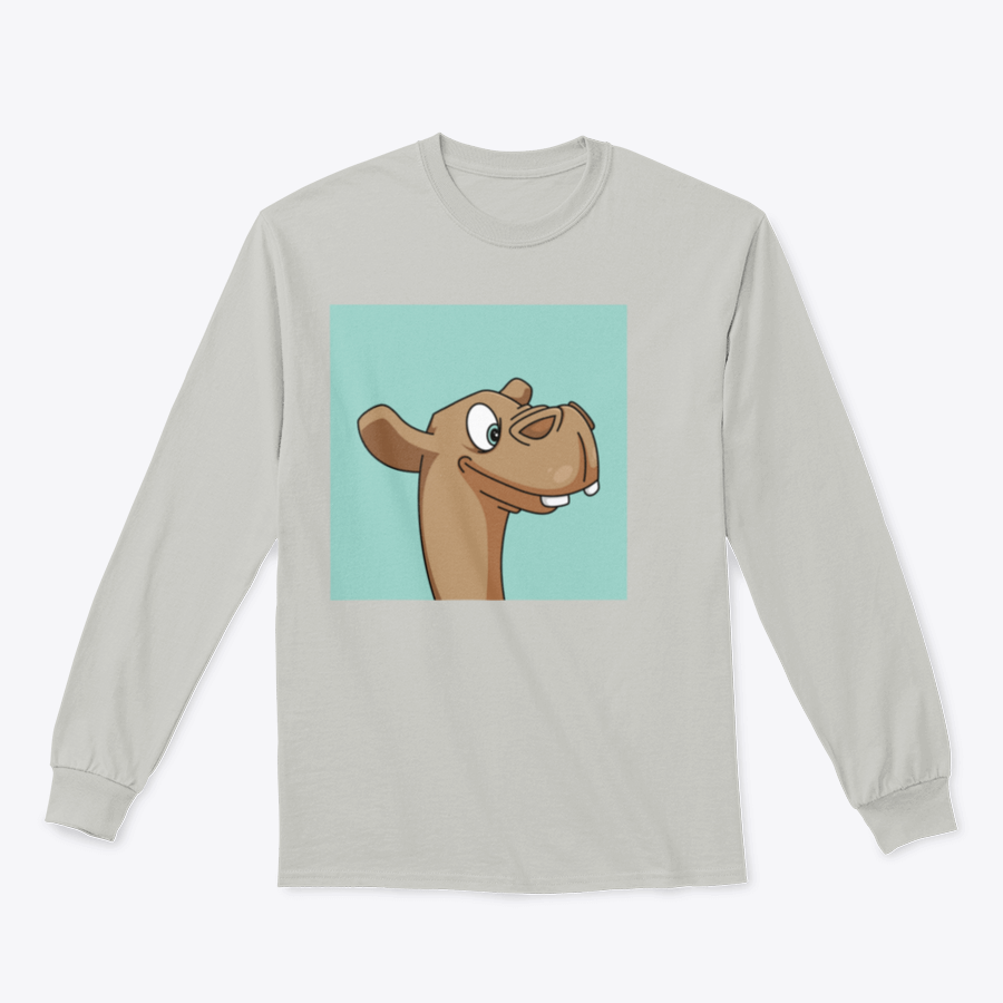 A stylish T-shirt featuring a vibrant mascot illustration design, showcasing creativity and comfort.