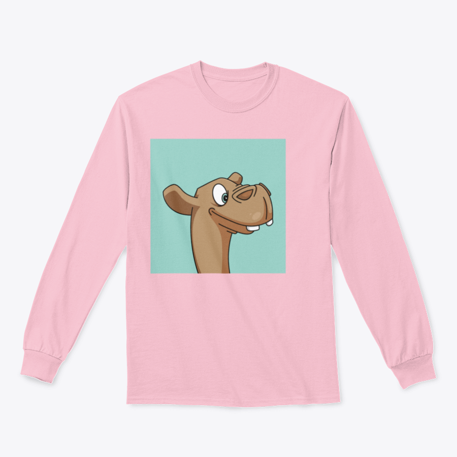 A stylish T-shirt featuring a vibrant mascot illustration design, showcasing creativity and comfort.