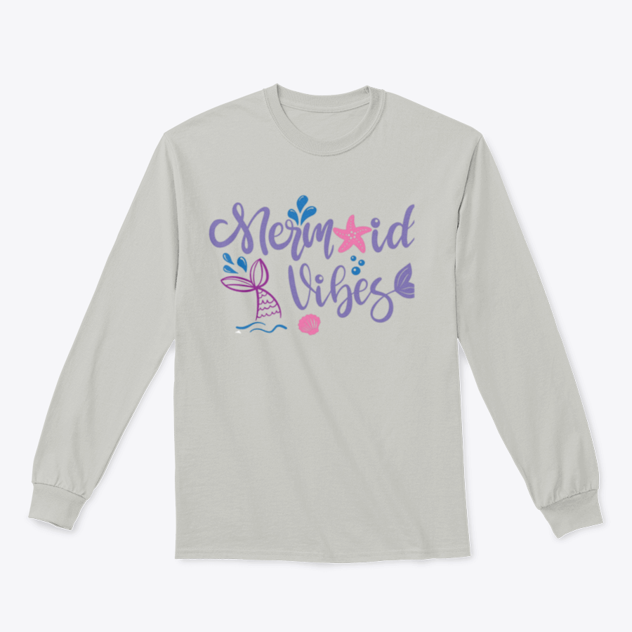 A cozy sweatshirt featuring a whimsical mermaid design, made from 100% cotton, perfect for casual wear.