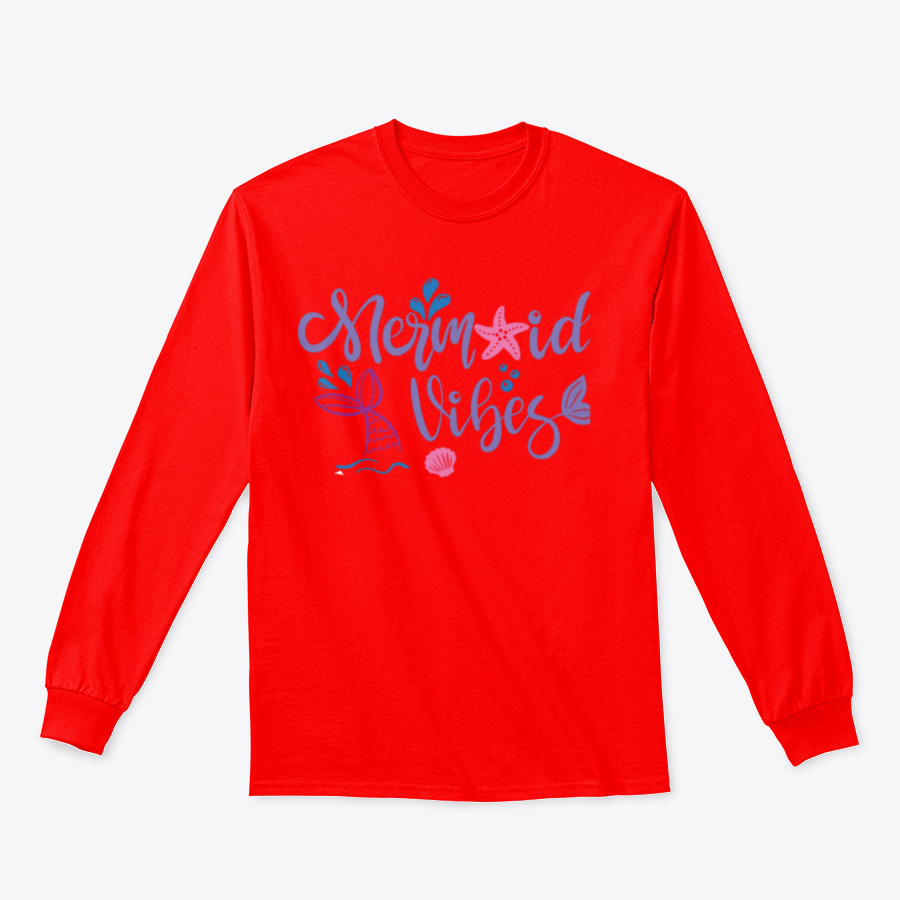 A cozy sweatshirt featuring a whimsical mermaid design, made from 100% cotton, perfect for casual wear.