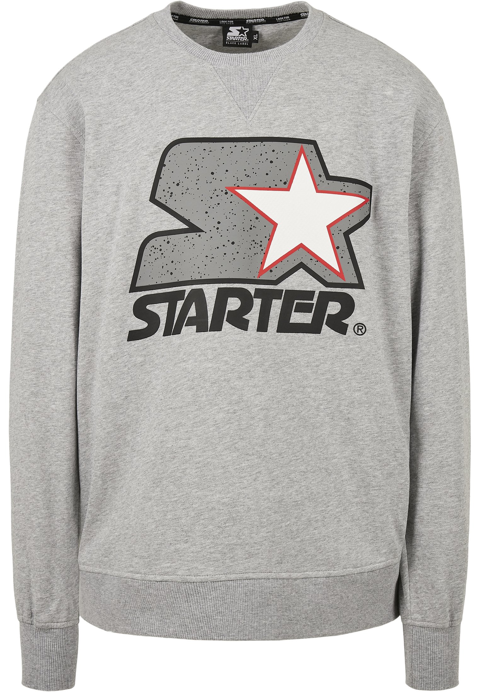 Multicolored Logo Sweatshirt featuring a large Starter logo on the chest and ribbed cuffs, perfect for urban fashion.