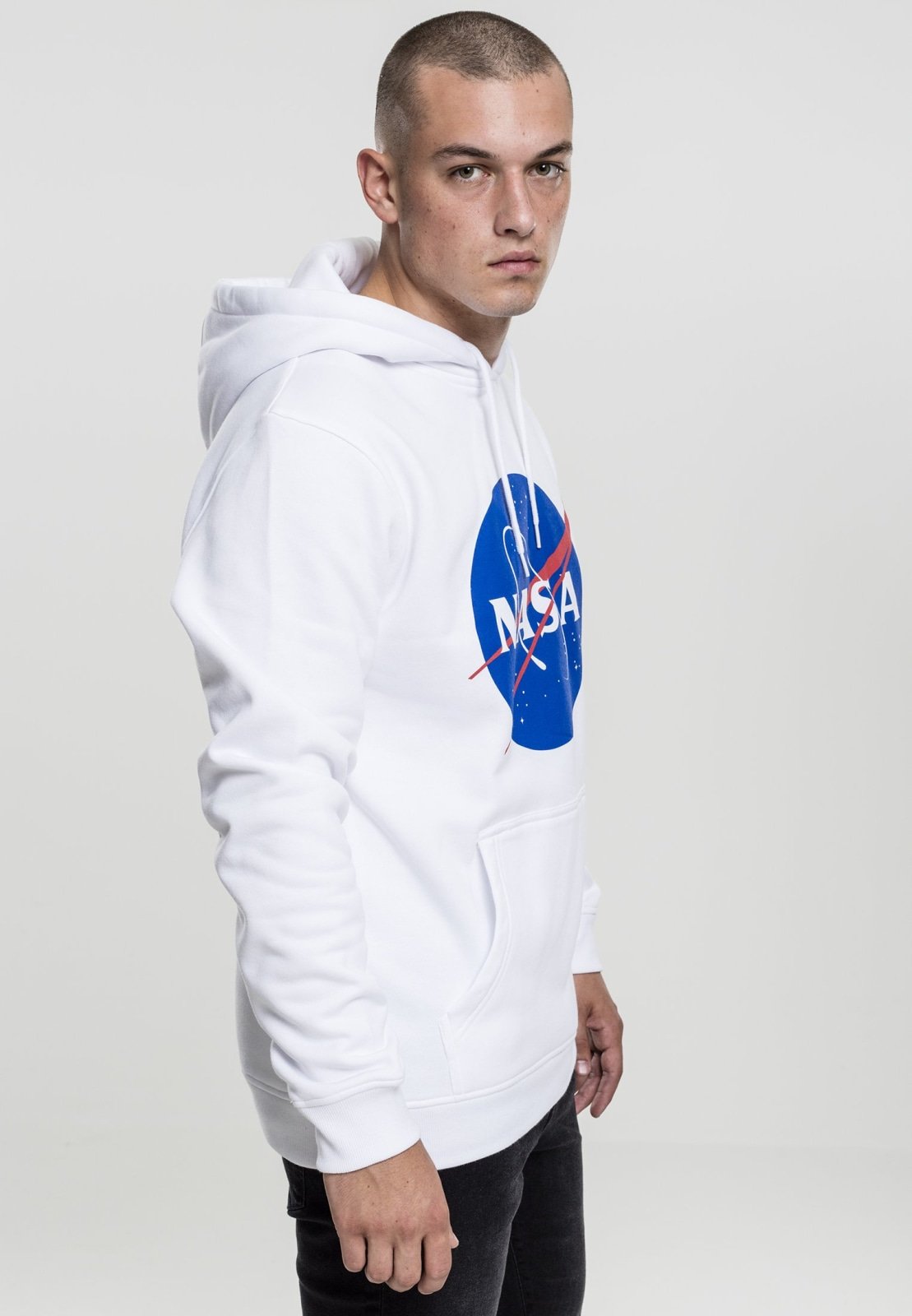 A cozy NASA Original Hoodie featuring the iconic NASA logo, made from a soft cotton-polyester blend.