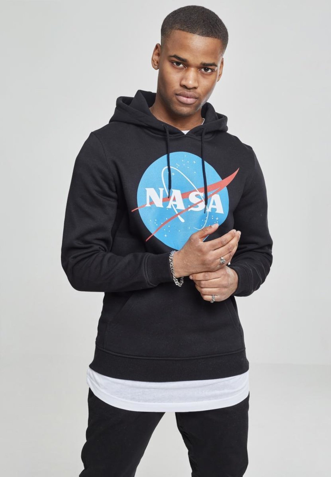 A cozy NASA Original Hoodie featuring the iconic NASA logo, made from a soft cotton-polyester blend.