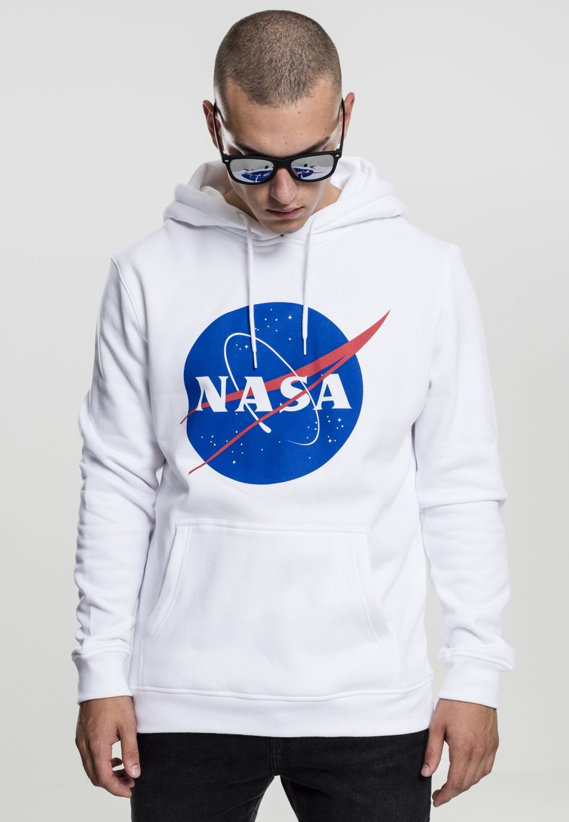 A cozy NASA Original Hoodie featuring the iconic NASA logo, made from a soft cotton-polyester blend.