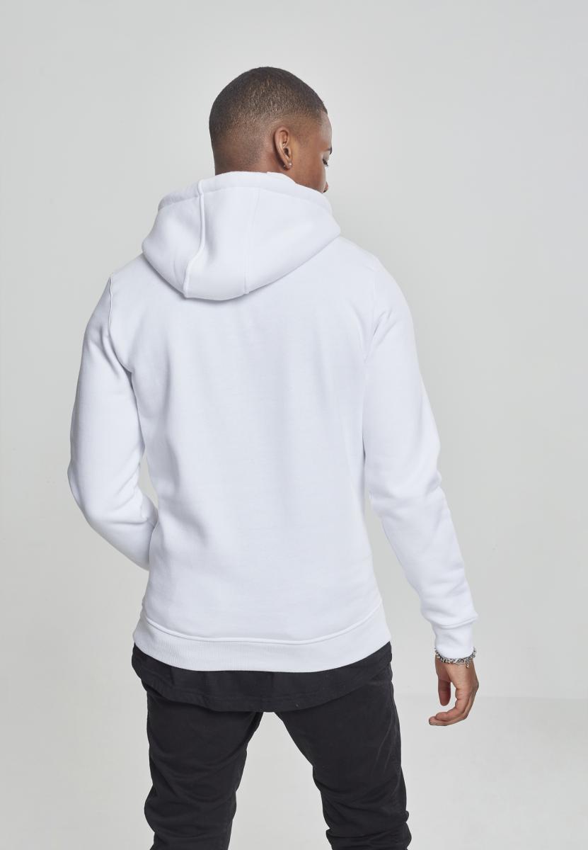 A stylish Pray Hoodie featuring a bold print, made from soft brushed fleece fabric in a comfortable fit.