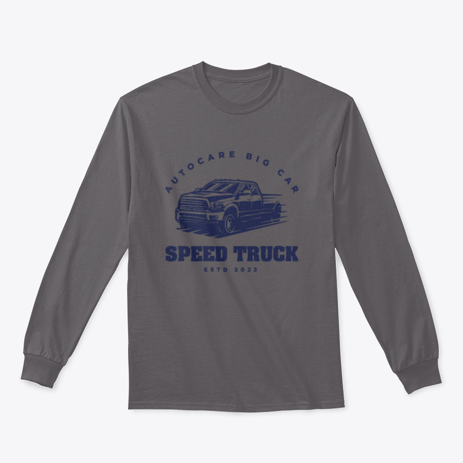 Speed Truck ESTD 2022 Logo Design sweatshirt in grey, showcasing a stylish logo and comfortable fit.