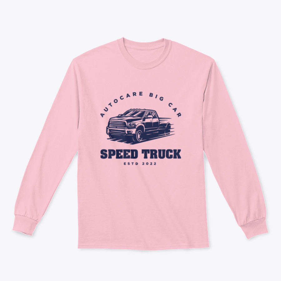 Speed Truck ESTD 2022 Logo Design sweatshirt in grey, showcasing a stylish logo and comfortable fit.