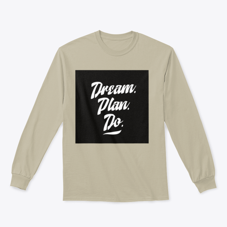 A cozy sweatshirt featuring an inspirational quote, showcasing high-quality cotton fabric and a classic fit.