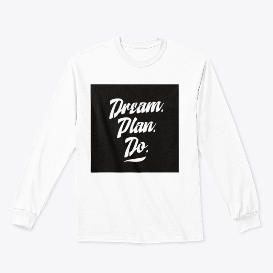 A cozy sweatshirt featuring an inspirational quote, showcasing high-quality cotton fabric and a classic fit.