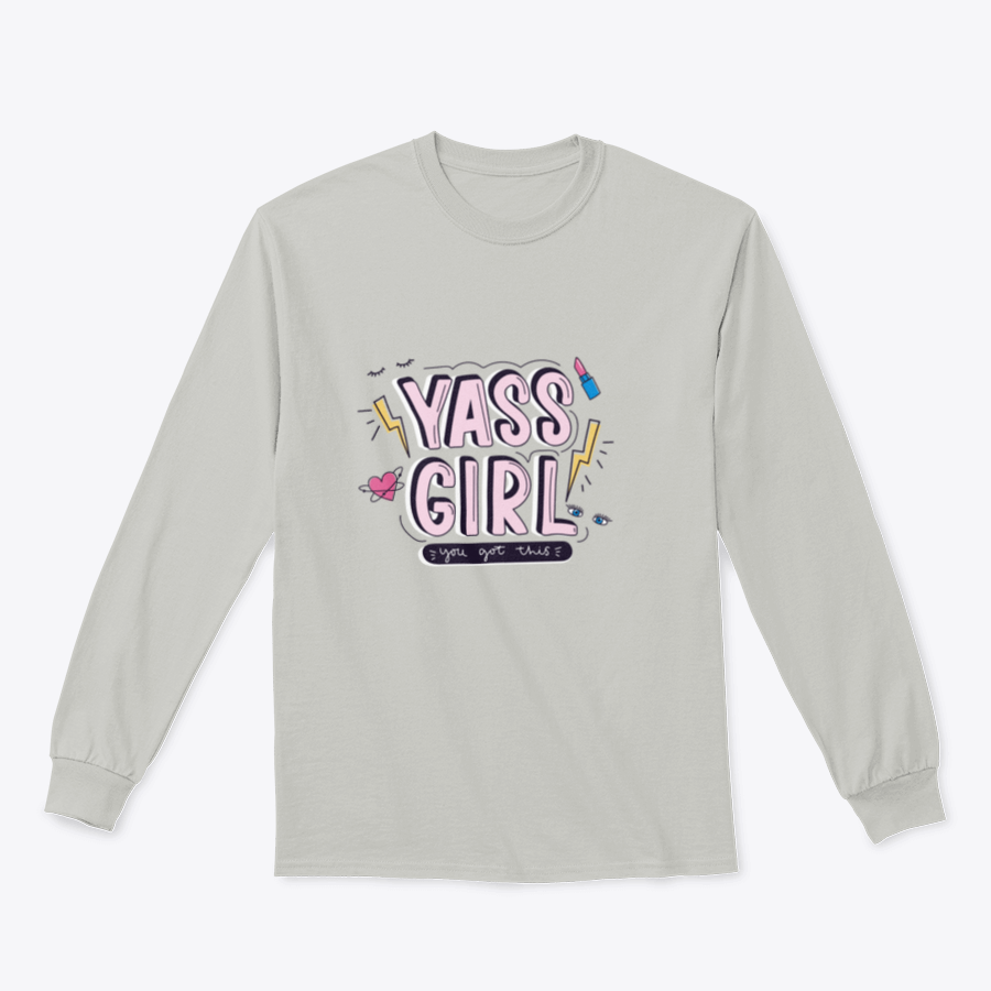 Yass Girl You Got This inspirational design featuring playful doodles on a comfortable garment.