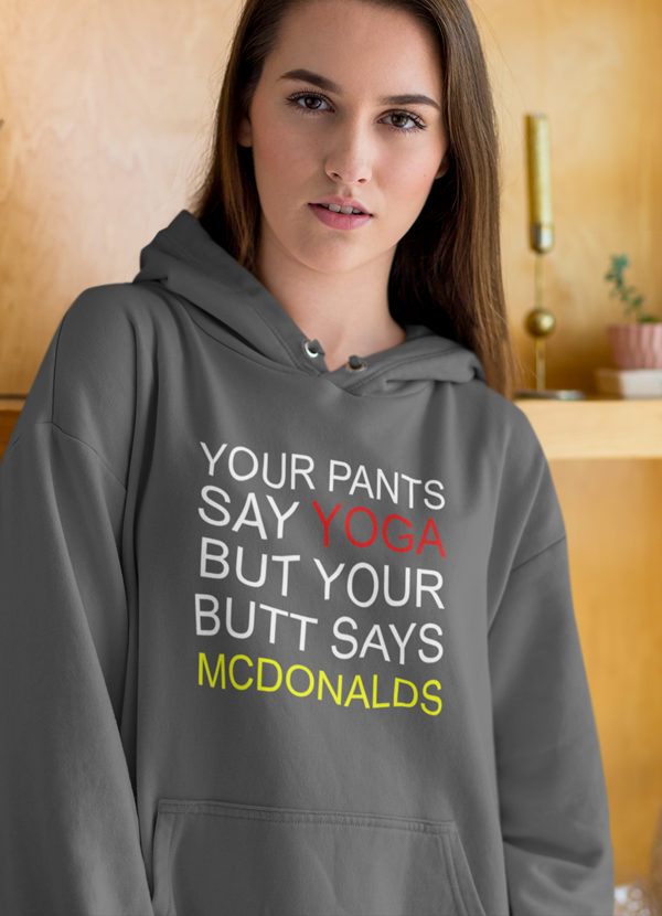 A stylish Yoga Pants Hoodie featuring a cozy fleece lining, adjustable hood, and unique designs by top artists, perfect for comfort and fashion.